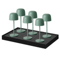 Sophia - Lampe De Table Sans Fil - Acier - Vert