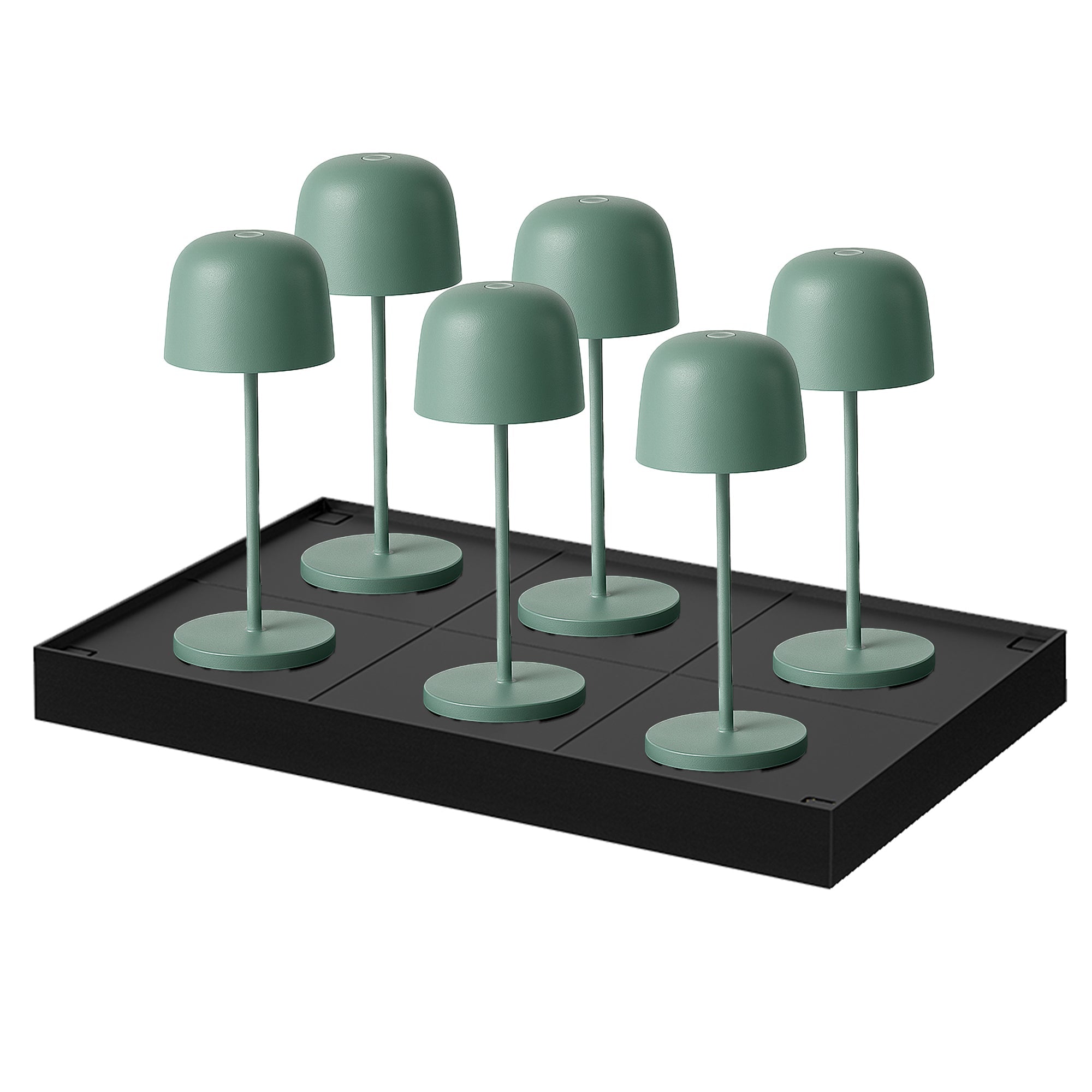 Sophia - Lampe De Table Sans Fil - Acier - Vert