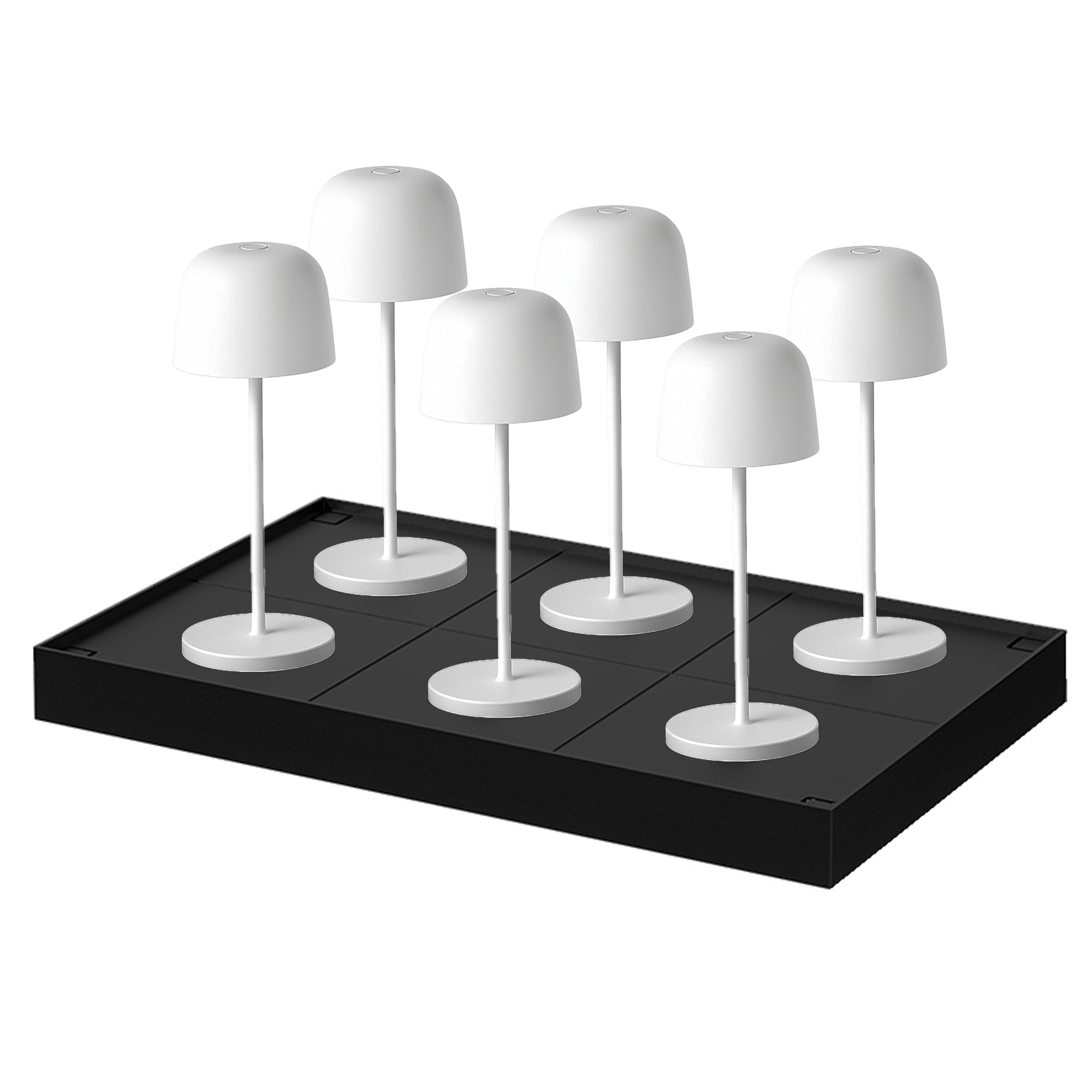Sophia - Lampe De Table Sans Fil - Acier - Blanc