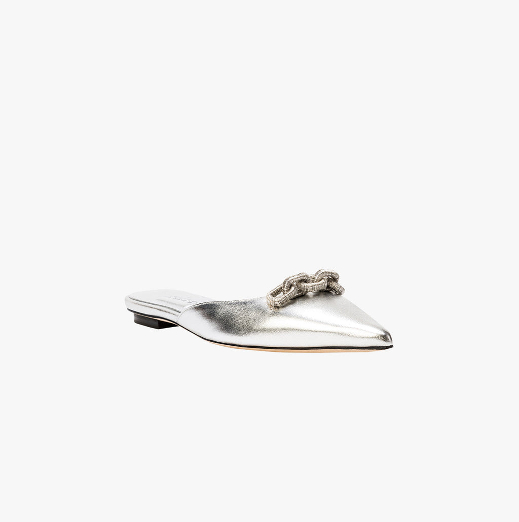 Catena Notte Silver Flat Sliperette