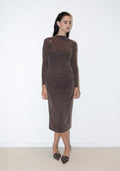 Robe Longue Antonia - Chestnut
