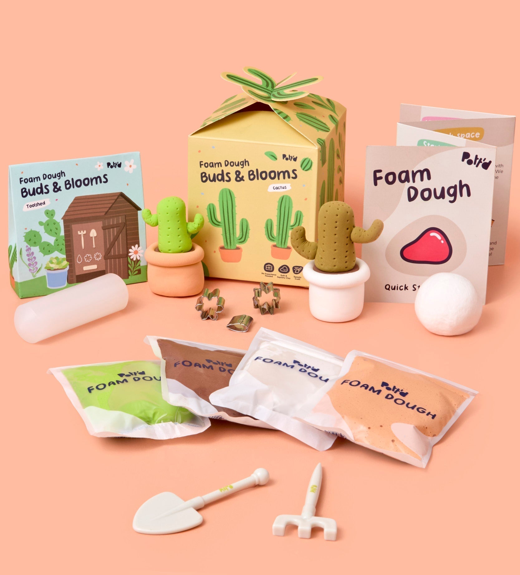 Pâte À Modeler - Bourgeons & Fleurs : Cactus