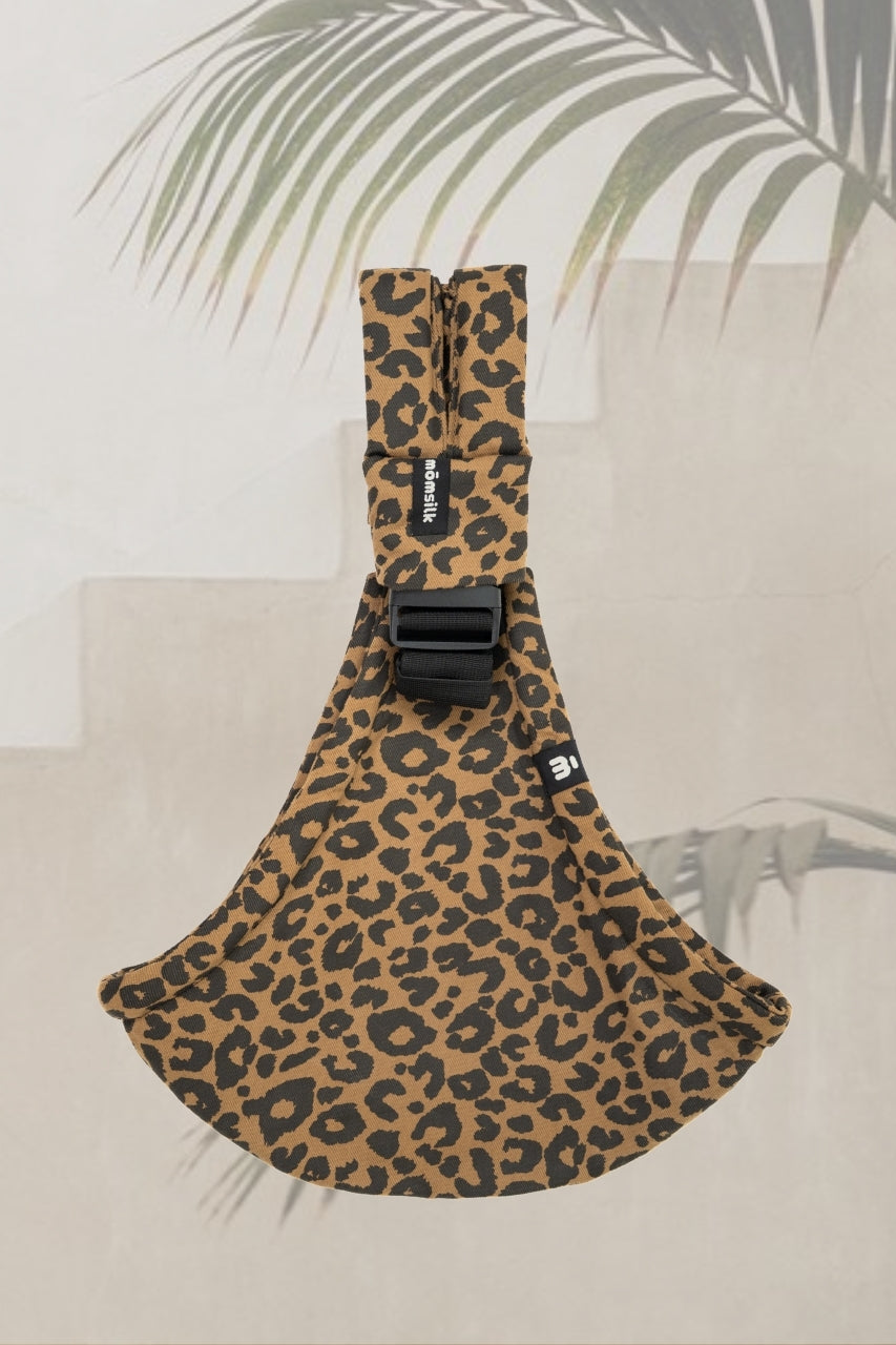 Porte-bébé MomSwing - Léopard Chic