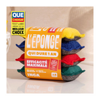 Éponges Lavables - 4 Couleurs
