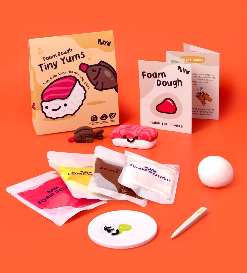 Pâte À Modeler - Petites Gourmandises : Sushi & Poisson Sauce Soja
