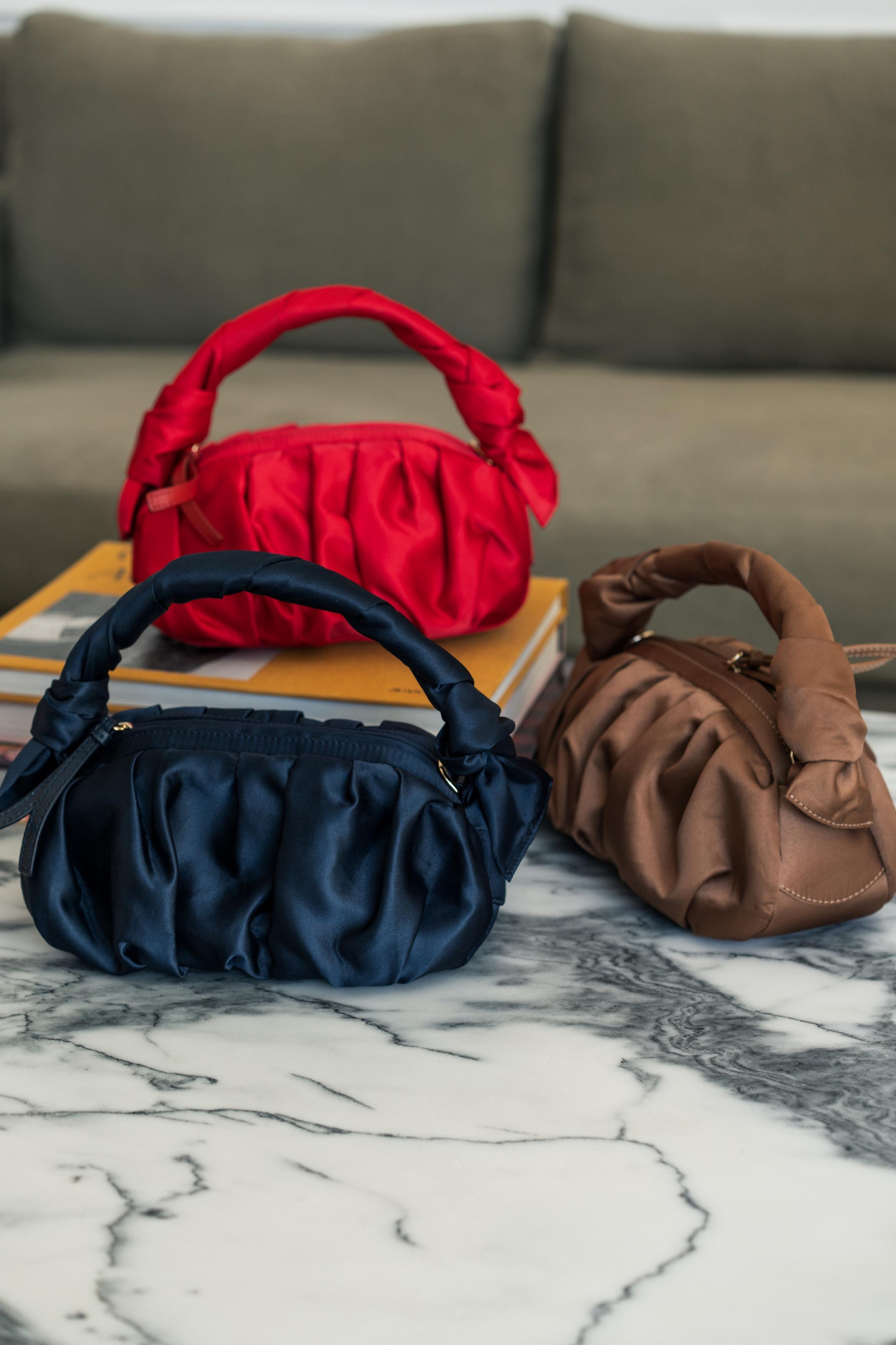 Sac Moi&Sass Satin Rouge
