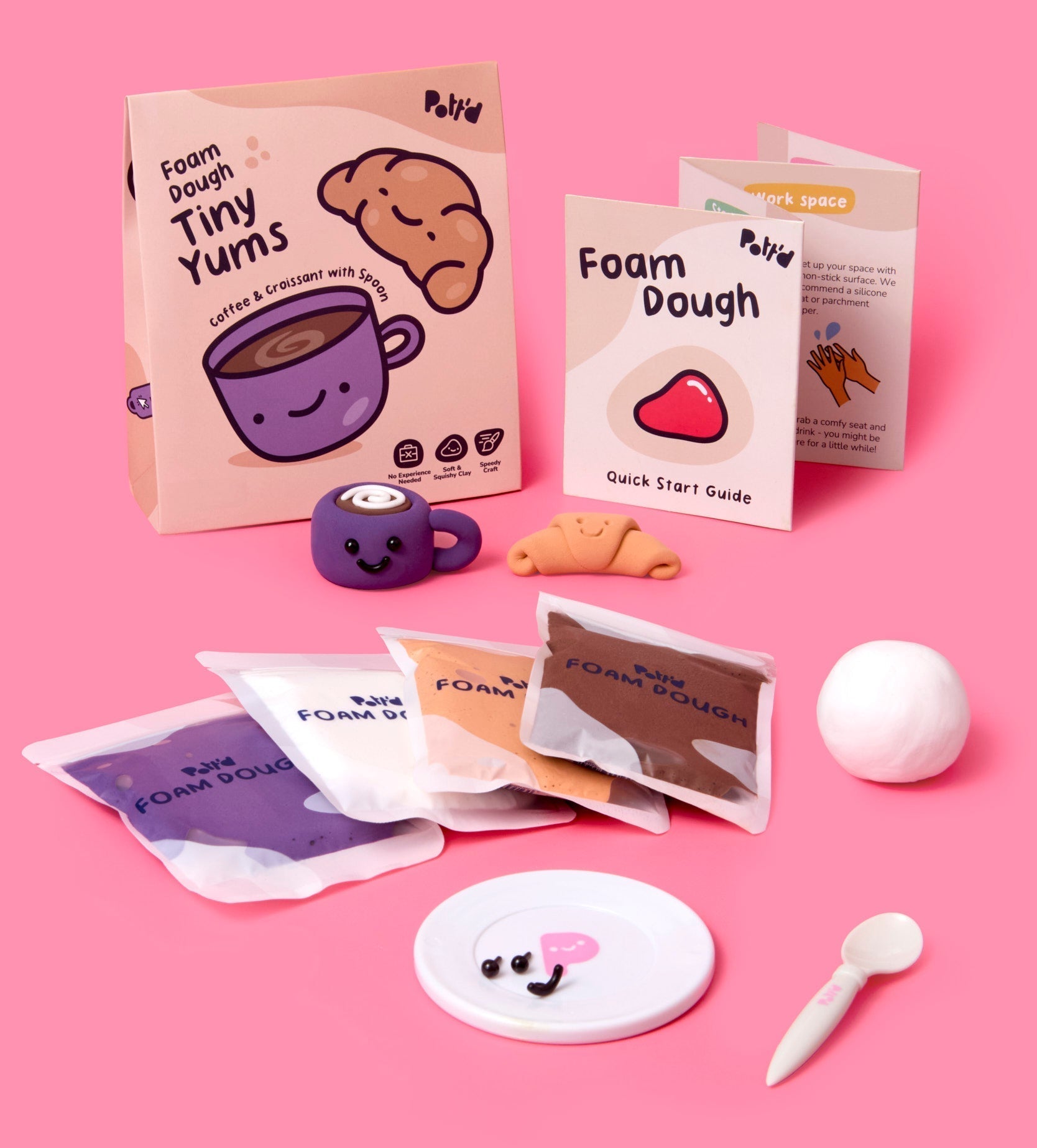 Pâte À Modeler - Petites Gourmandises: Café & Croissant