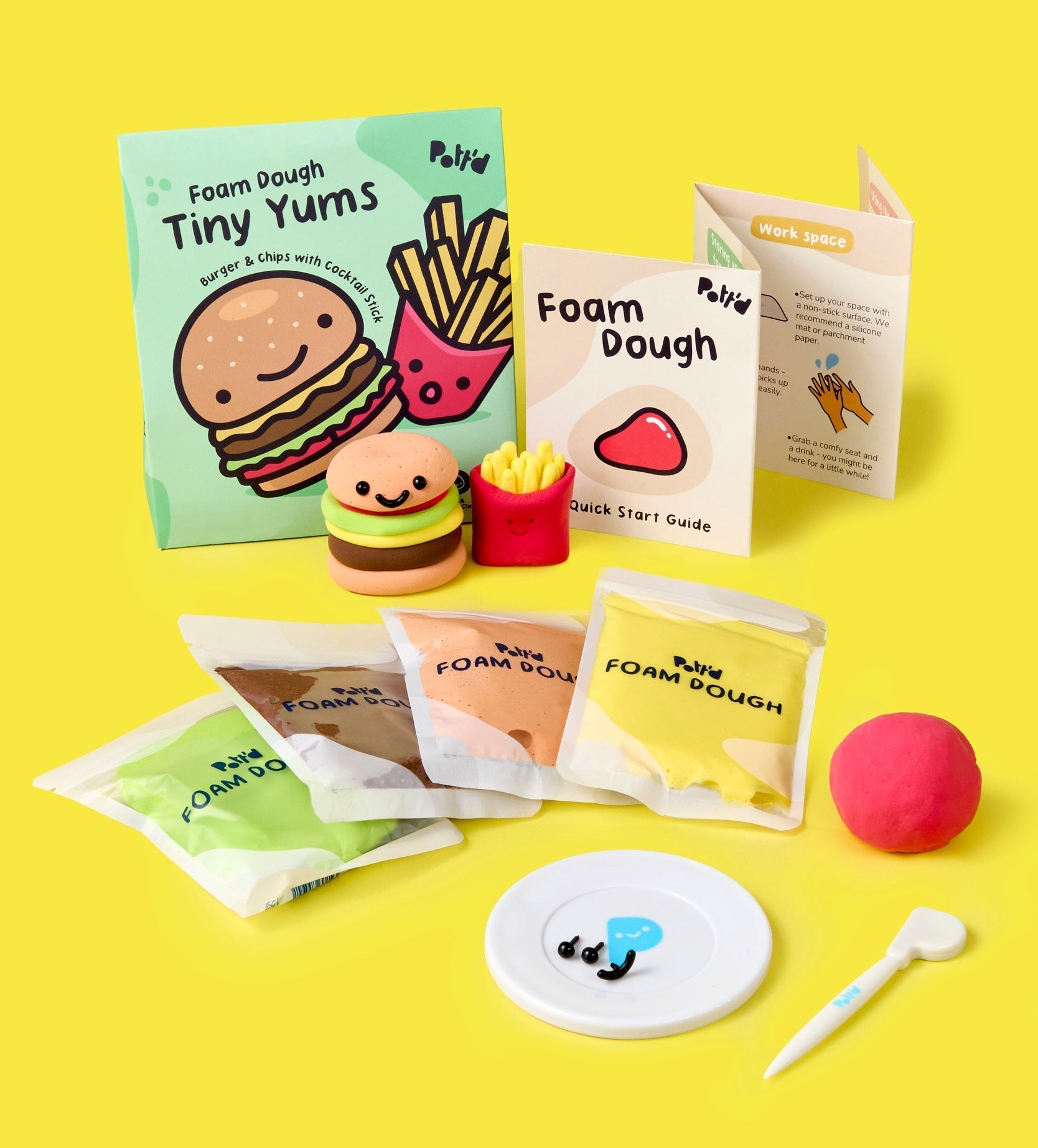 Pâte À Modeler - Petites Gourmandises : Burger & Frites