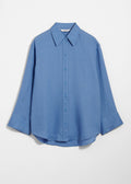 Chemise St Pilar En Lin À Manches Longues - Bleue