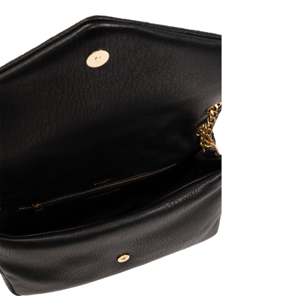 Saint Laurent Calypso Large Shoulder Bag - Black - Femme