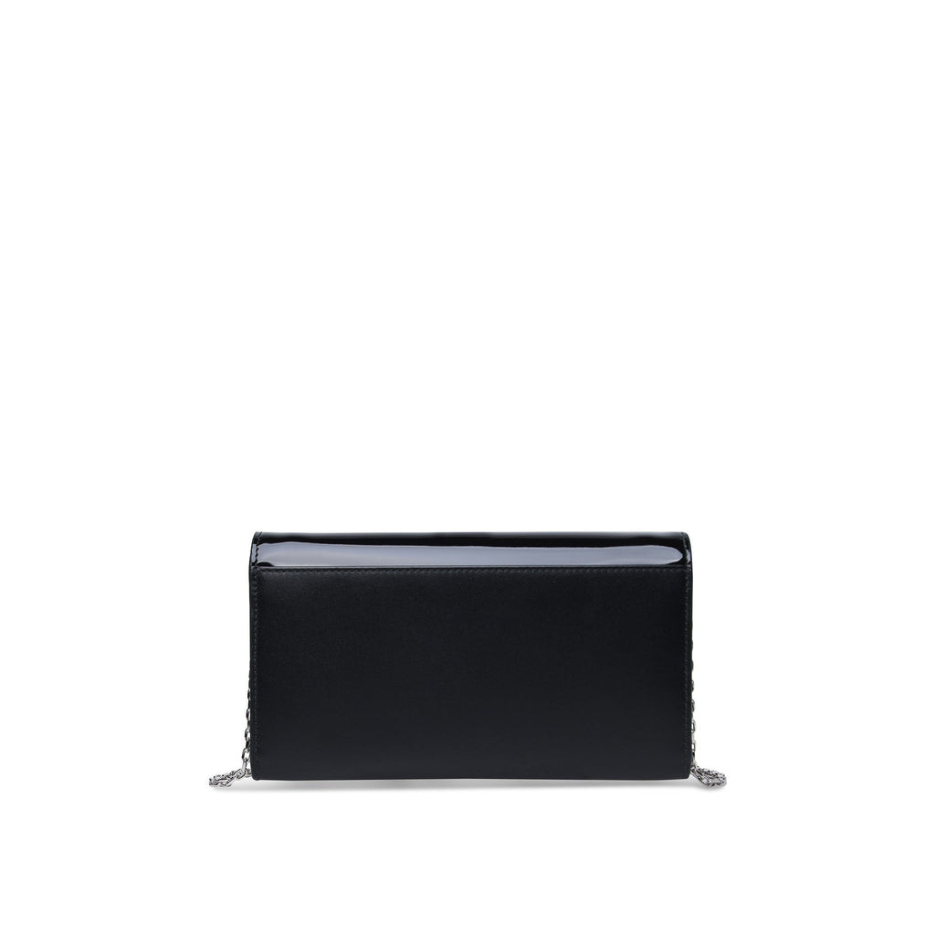 Maison Margiela - Portefeuille Four Stiches Leather Chain - Femme - Black