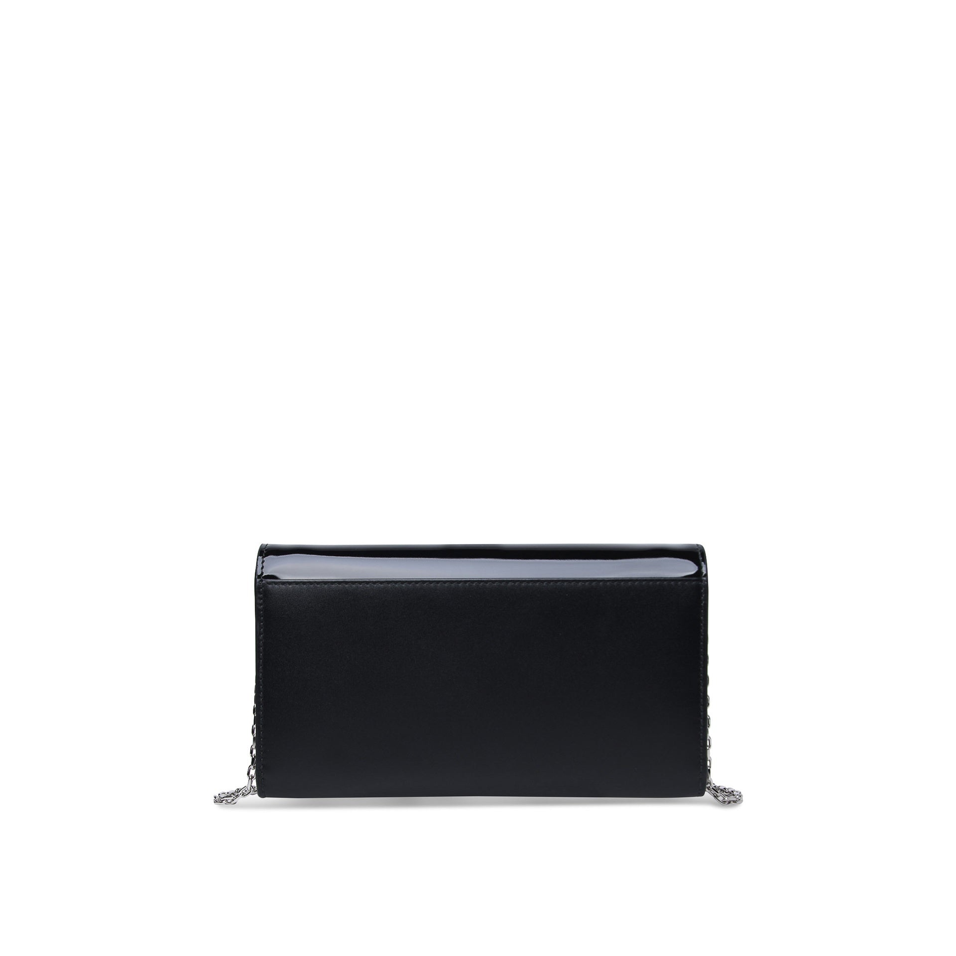Maison Margiela - Portefeuille Four Stiches Leather Chain - Femme - Black