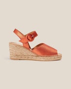 Sandales Helga Rojo Metalizado