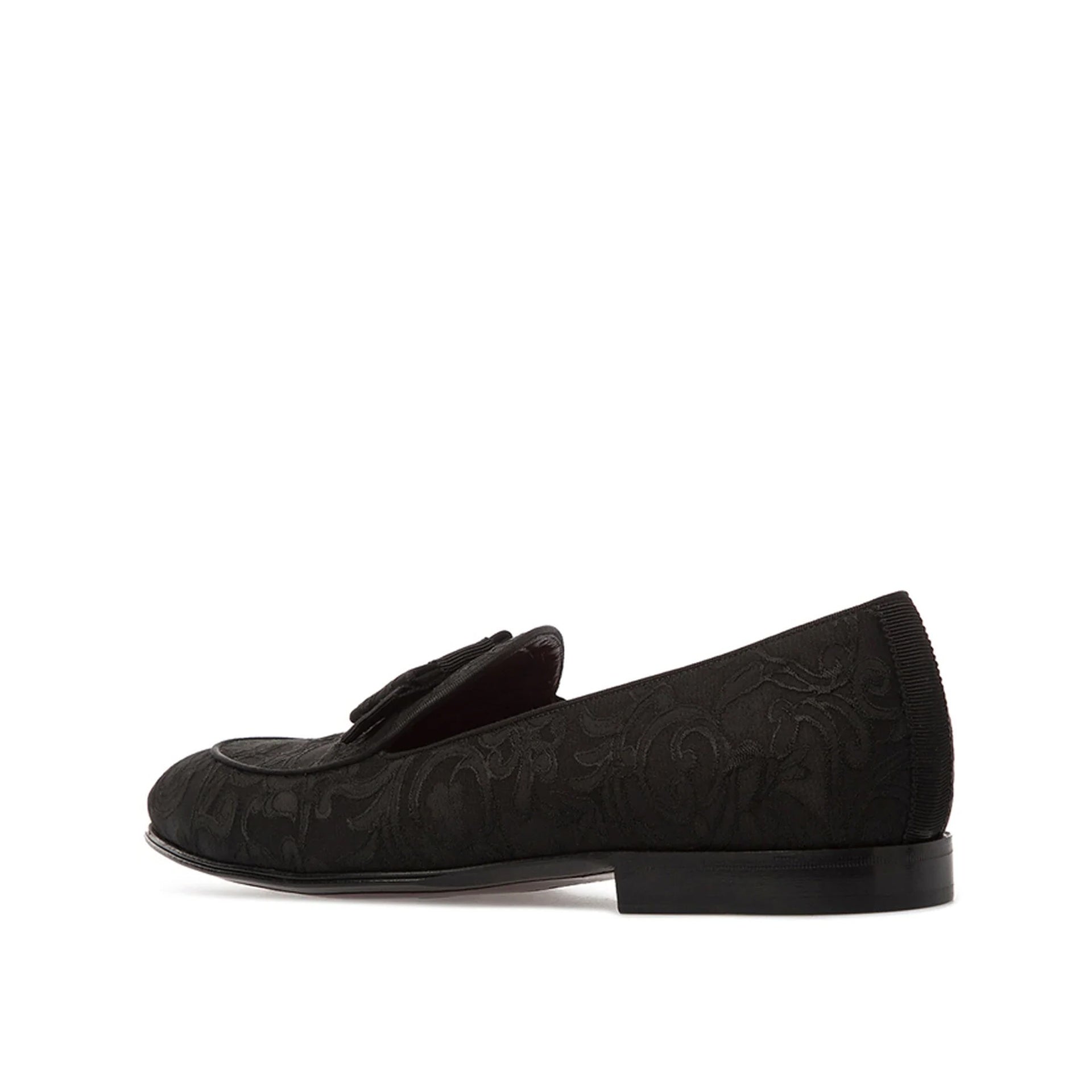 Mocassins - Dolce & Gabbana Baroque Jacquard - Black