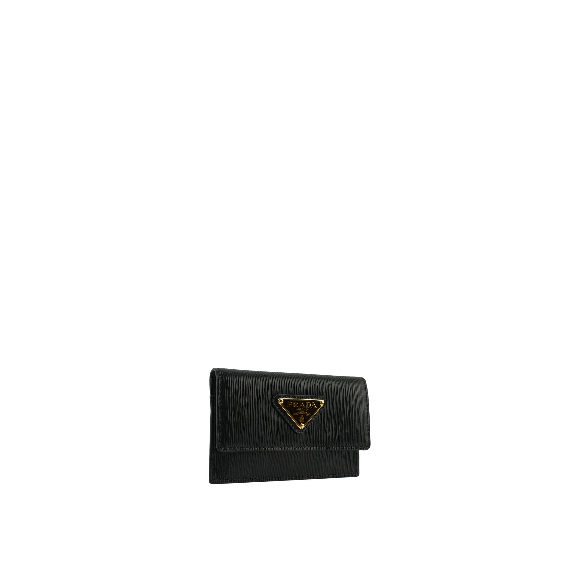 Prada - Leather Card Holder - Black