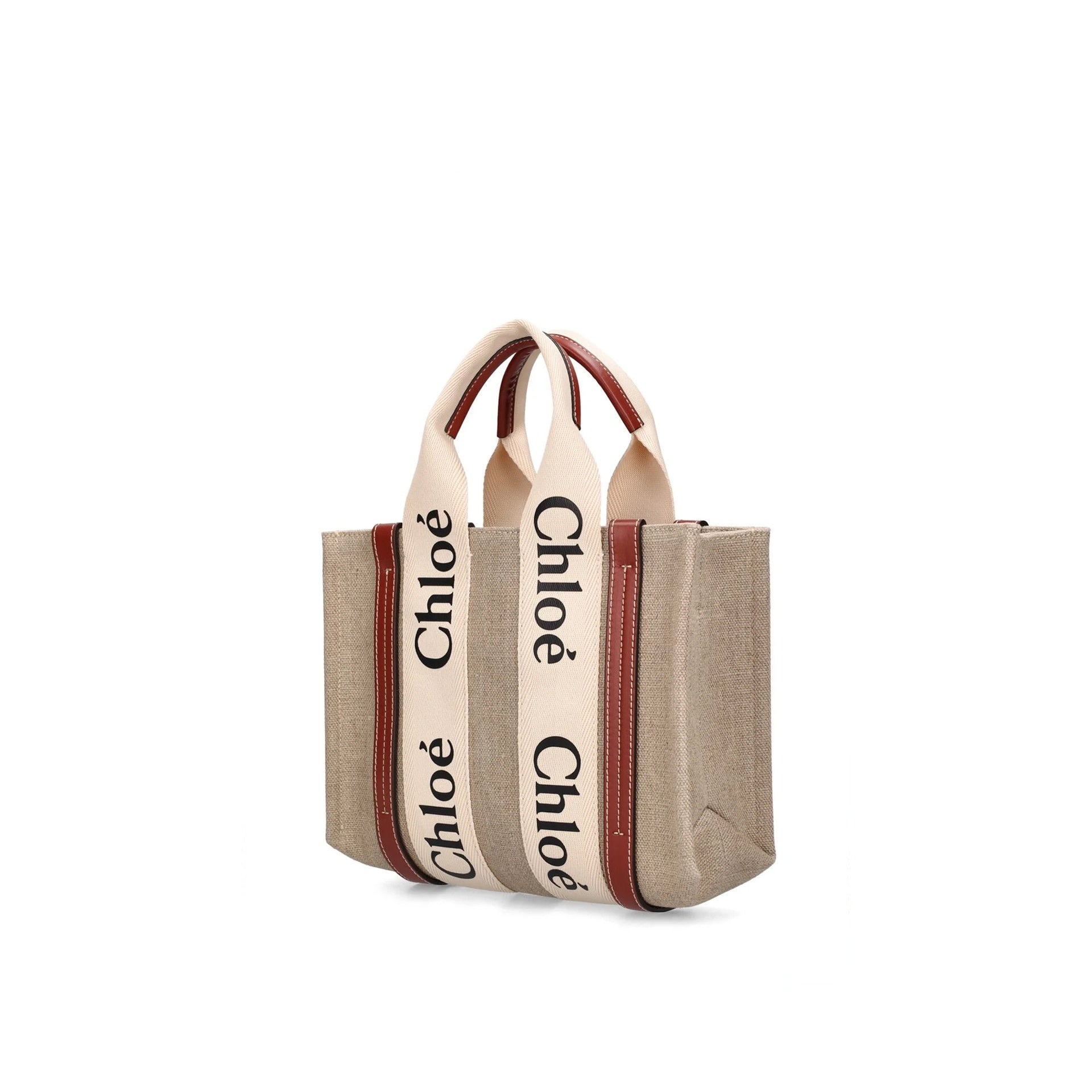 Chloe - Woody Small Tote Bag - Beige