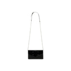 Maison Margiela - Portefeuille Four Stiches Leather Chain - Femme - Black