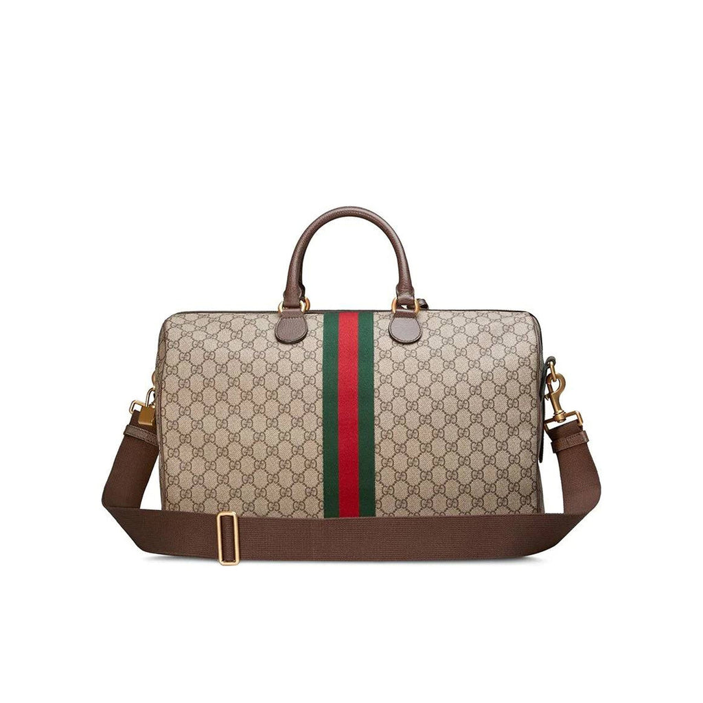 Gucci Ophidia Gg Medium Carry-On Duffle - Brown - Homme