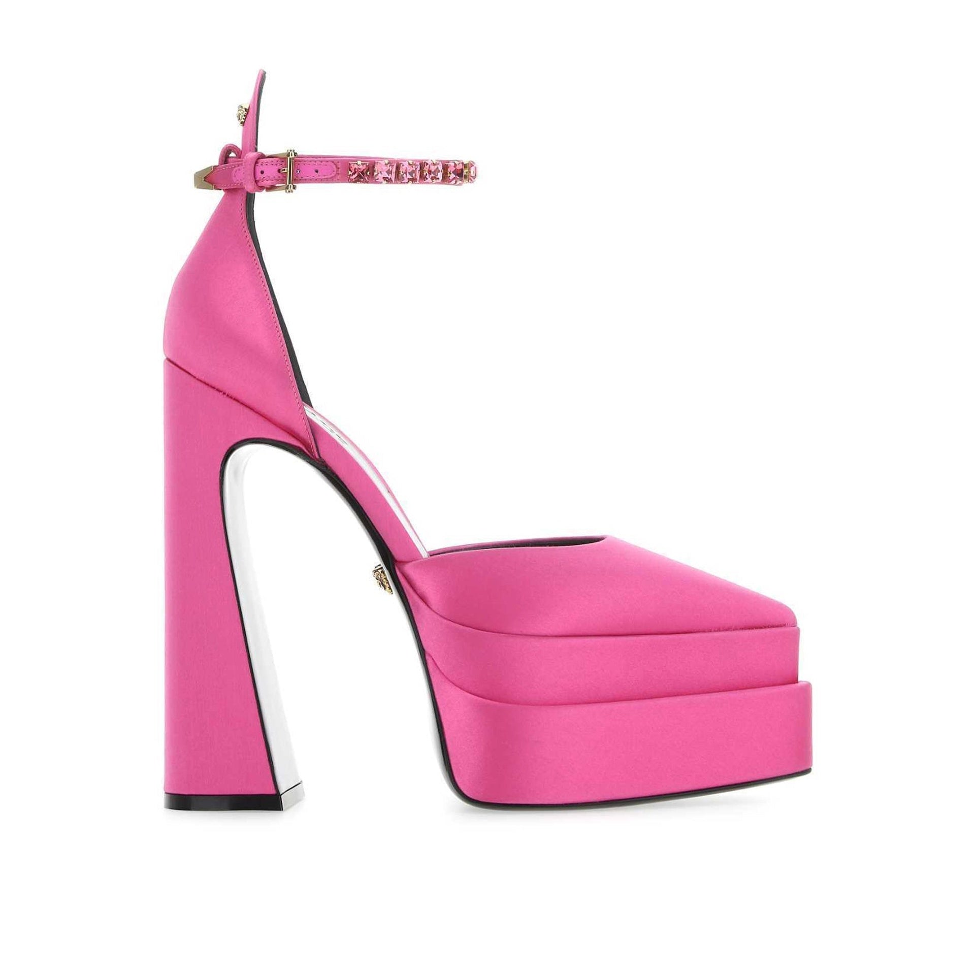 Escarpins - Versace Silk Satin - Pink