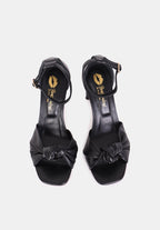 Sandales À Talons Eva - Cuir Noir