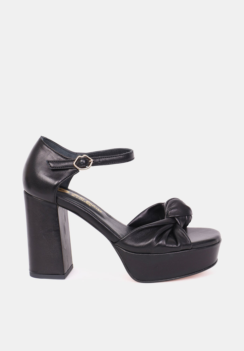 Sandales À Talons Monica - Cuir Noir