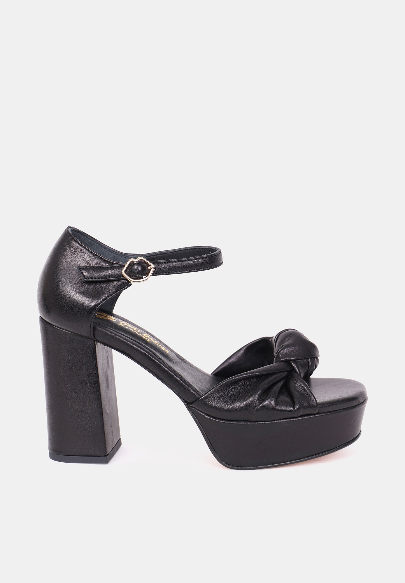 Sandales À Talons Monica - Cuir Noir