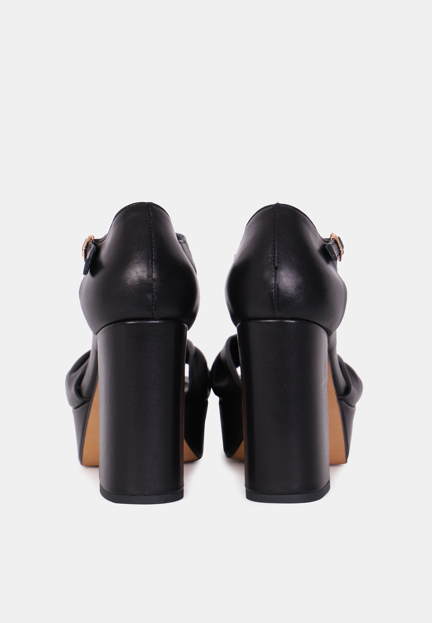 Sandales À Talons Monica - Cuir Noir