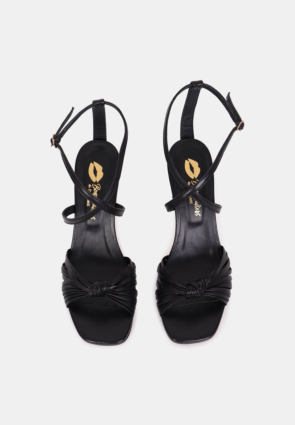 Sandales À Talons Olga - Cuir Noir