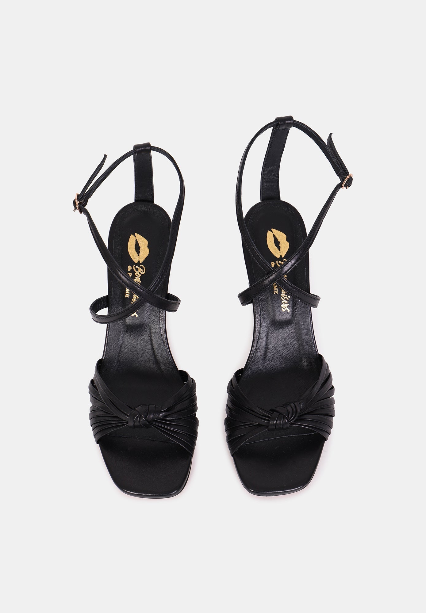 Sandales À Talons Olga - Cuir Noir