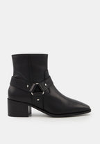 CITY - Luna-Cuir Lisse Noir