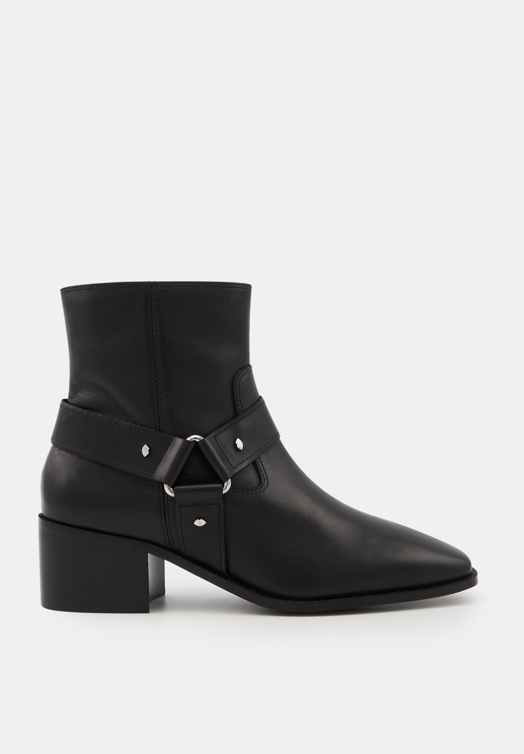CITY - Luna-Cuir Lisse Noir