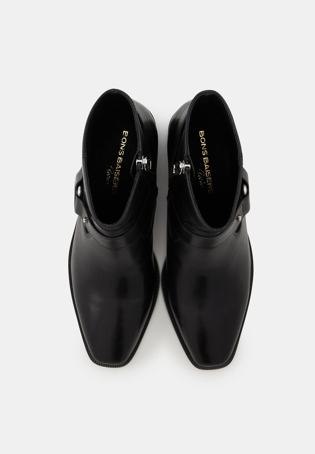 CITY - Luna-Cuir Lisse Noir