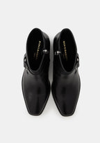 CITY - Luna-Cuir Lisse Noir