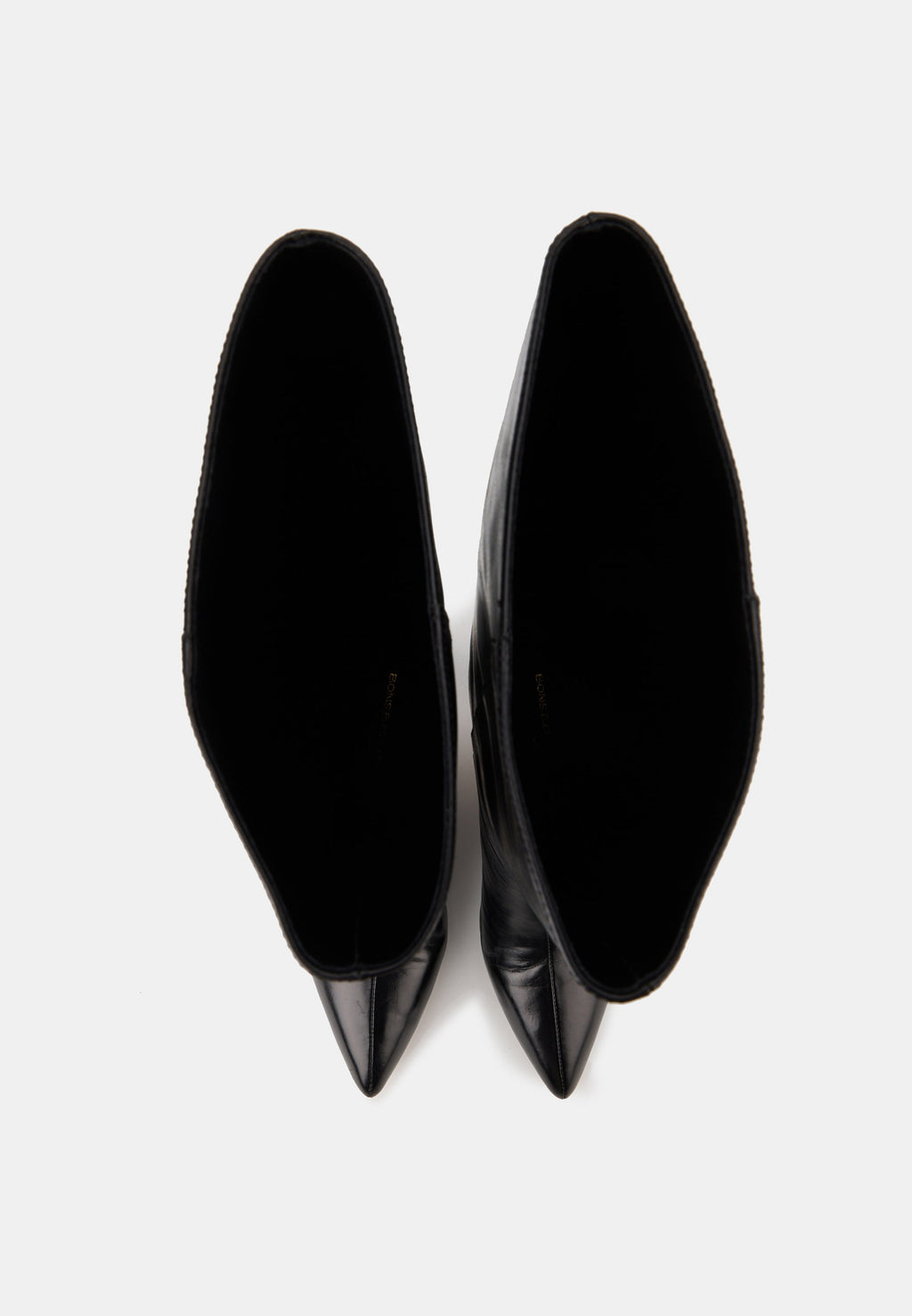 Bottes À Talons - Cuir Noir - Adriana