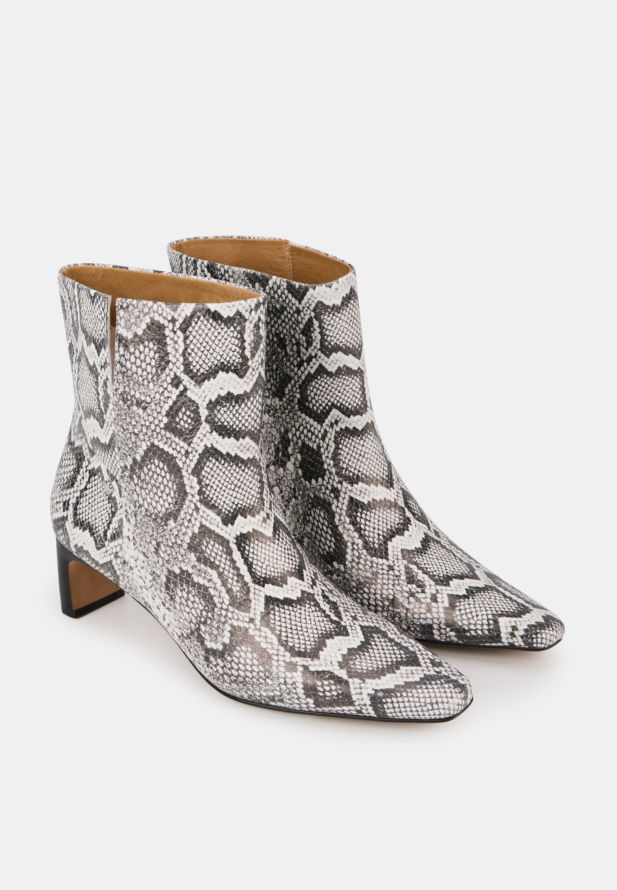 Bottines À Talons - Cuir Python - Alice