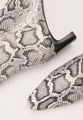 Bottines À Talons - Cuir Python - Alice