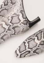 Bottines À Talons - Cuir Python - Alice