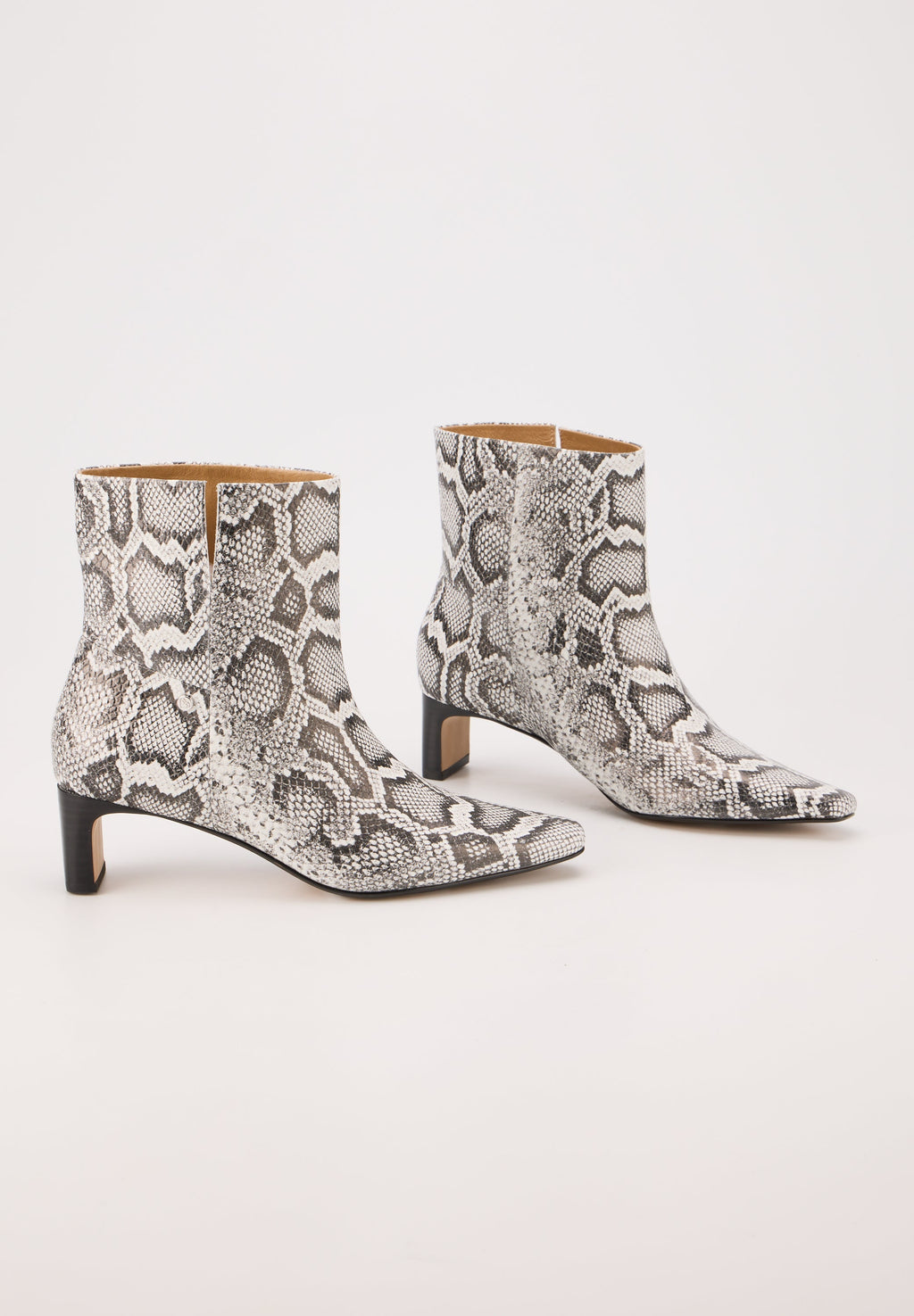 Bottines À Talons - Cuir Python - Alice
