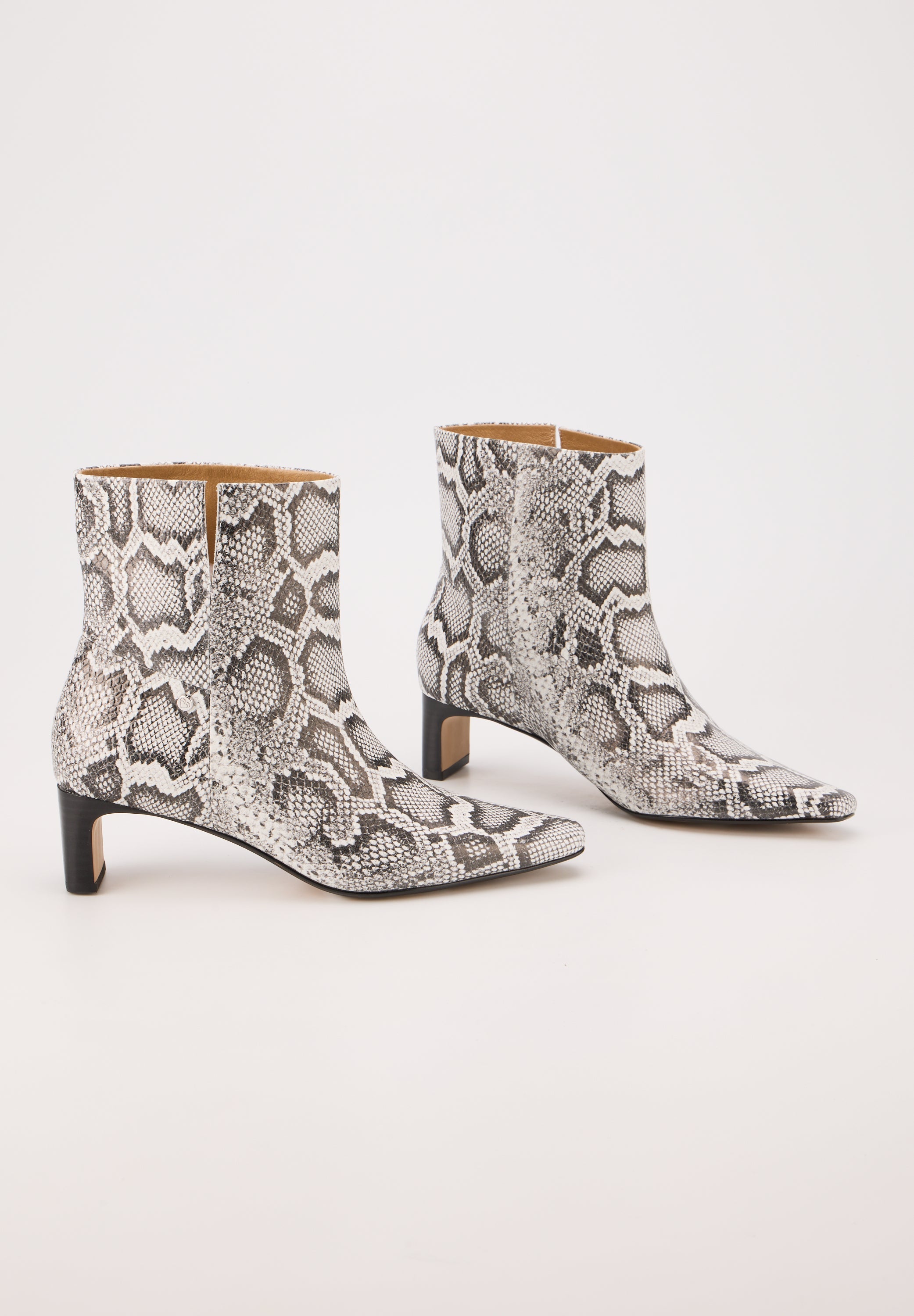 Bottines À Talons - Cuir Python - Alice