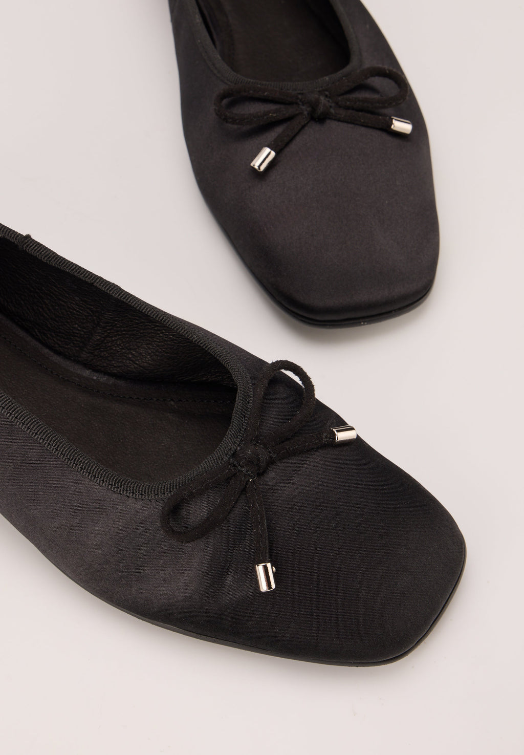 Ballerines - Satin Noir - Carmen