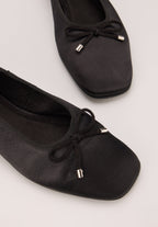 Ballerines - Satin Noir - Carmen
