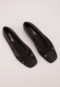 Ballerines - Satin Noir - Carmen