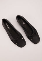 Ballerines - Satin Noir - Carmen