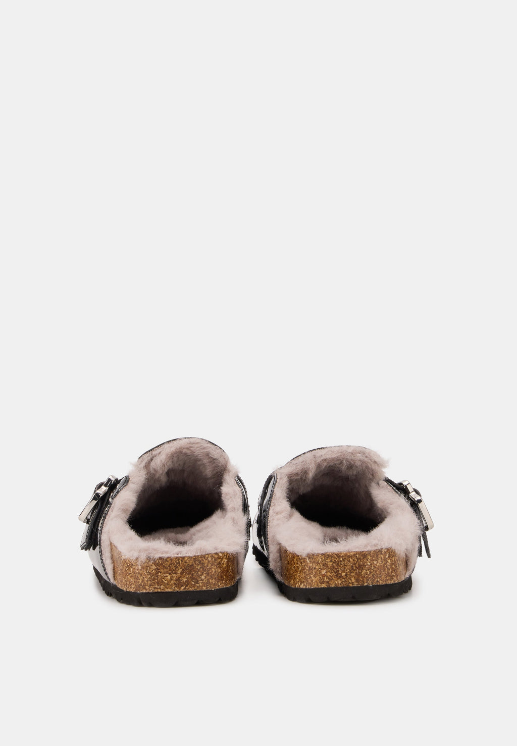 Mules - Cuir Brillant Noir - Dakota