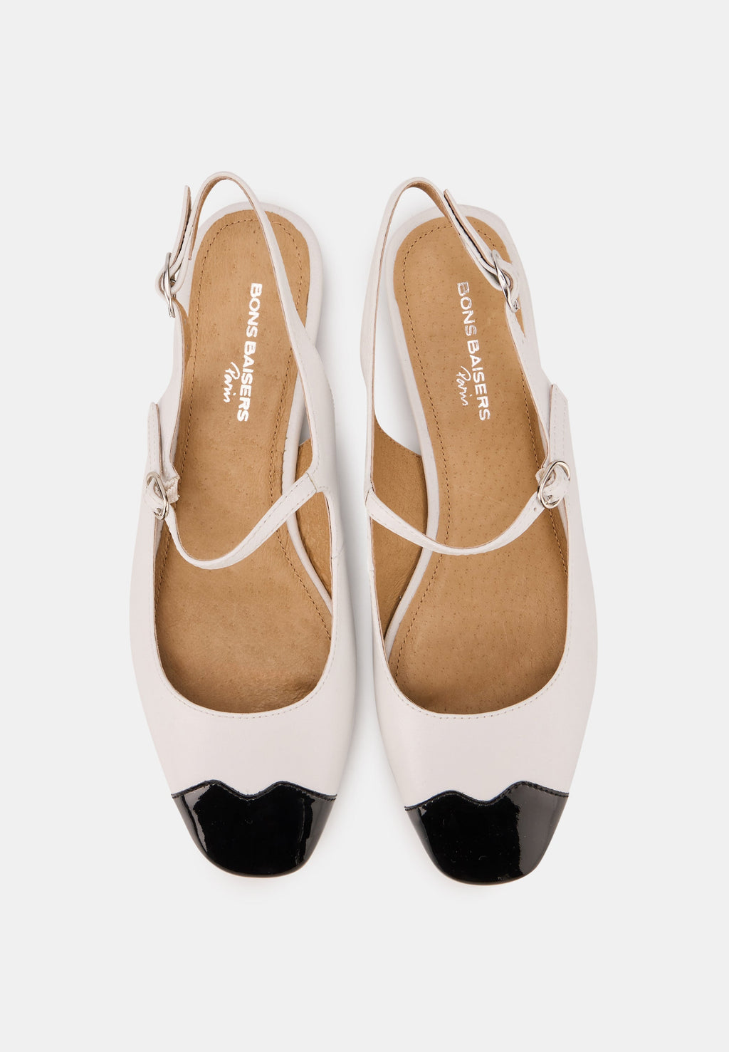 Slingbacks - Cuir Lisse Blanc - Héloïse