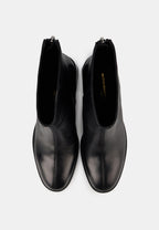 Bottines À Talons - Cuir Lisse Noir - Lennie