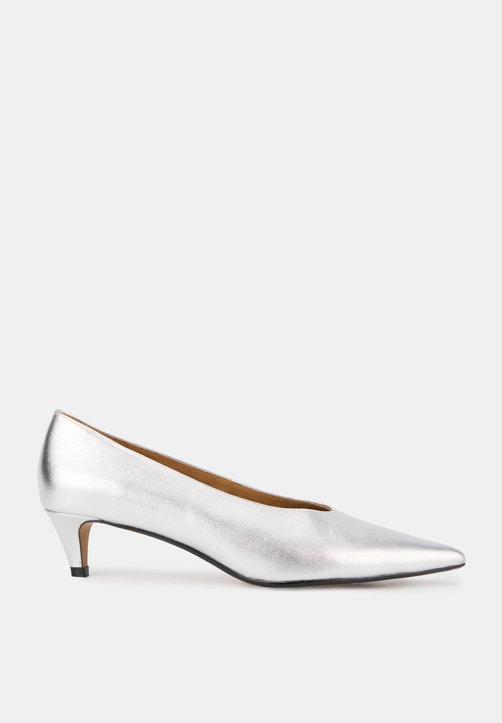 Escarpins - Cuir Métallisé Silver - Marta
