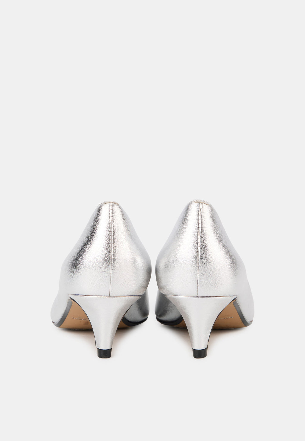 Escarpins - Cuir Métallisé Silver - Marta