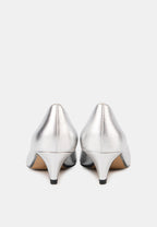 Escarpins - Cuir Métallisé Silver - Marta