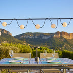 Bolly - Guirlande Solaire Hybride - Plastique - Blanc